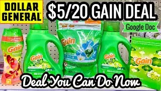 DOLLAR GENERAL | New $5/20 GAIN DEAL 💚 | Low OOP Deal You Can Do Now