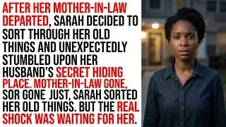 Mother-in-law gone, Sarah sorted her old things. But the real shock was waiting for her.