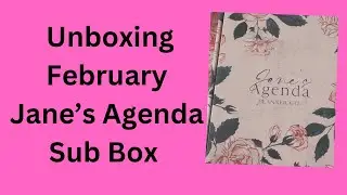 February Sub Box Unboxing | Jane&rsquo;s Agenda