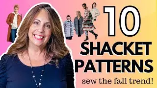 10 SHACKET Patterns to Sew ~ SEW THE TRENDS