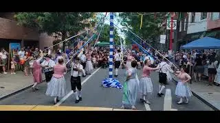 Maypole dance by the United German Hungarian dance group,  Brauhaus Schmitz!