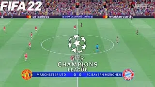 FIFA 22 | Manchester United vs Bayern Munchen - Champions League - Full Gameplay