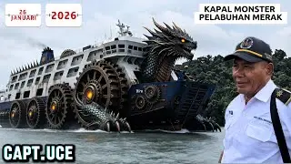 KEDATANGAN KAPAL MONSTER WIRA BERLIAN DI PELABUHAN MERAK