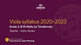 Bowed Strings Syllabus 2020-2023 - Grade 3 Viola - Learn more about Tchaikovsky&rsquo;s Waltz