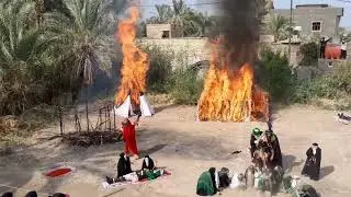 موكب الامام الحسن المجتبى ع تشابيه واقعه الطف- الحده  بني منصور - ناحيه الامام الصادق ع