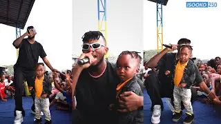 Waoo🥰🥰UMWANA muto asanze CHRISS EAZY kuri Stage babyinana #BANA