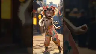 Monkey dance entertainment video