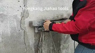 Electric wall grooving cutting machine for brick, grooving slotting power masonry saw