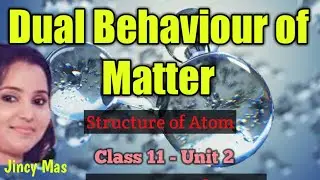 DUAL BEHAVIOUR OF MATTER|TOWARDS QUATUM MECHANICAL MODEL OF THE ATOM|UNIT 2|CLASS 11|CHEMISTRY