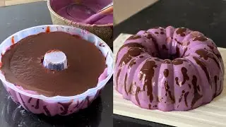 Goguma pudding / purple sweet potato pudding 😍