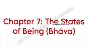 ch 7  The state of being (Bhavas )of  nataya shastra by Bharat muni // translation studies