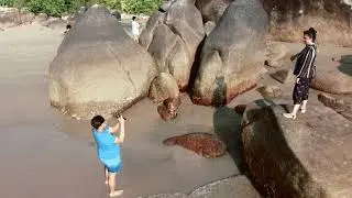 South Goa/Aerial View/Palolem Beach/Shot on DJI Mavic Mini/Drone Shots/Old Goa