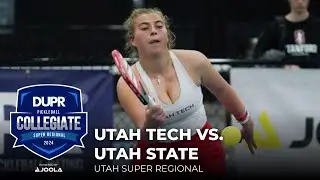 Utah Tech vs. Utah State (Semifinals) - DUPR Collegiate Pickleball Utah Super Regional