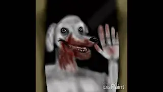 drawing Dexter el perro/the dog #halloween #spooky #expgoat #analoghorror #spanish