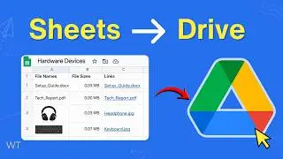 How to Upload Files to Google Drive from Google Sheets | Bulk Upload