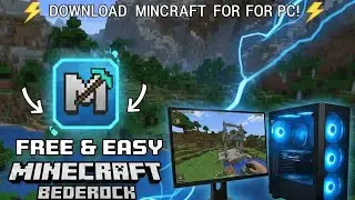 Download Minecraft bedrock for free on pc 🔥🔥🔥 my first video 