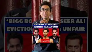 BB19 : Baseer Ali Eviction FAIR or UNFAIR !? || Salman Khan || Nehal || Weekend Ka Vaar !!