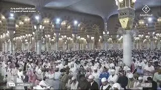 صلاة التهجد من المسجد النبوي الشريف بالمدينة المنورة ليلة 27 رمضان  1445هـ