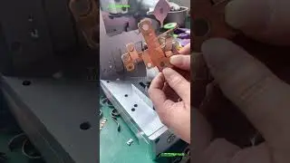 Ultrasonic metal welding machine Red Copper welding #machine #factory  #shorts  #ultrasonicwelding