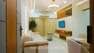 2 BHK Flat Interior Design in Ahmedabad I Turnkey Project I Pirwani Engineers #2bhk #luxurious