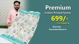 Premium Cotton Sarees | New Collections | Mana Handloom Sarees