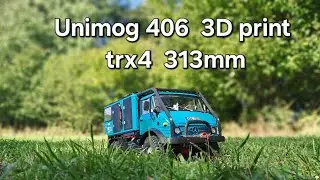 TRAXXAS trx4 - unimog 406 3d print body rc expedition crawlers 1/10 