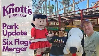 Knott's  Berry Farm Park Update | November 2023 | Xcelerator | Six Flags Merger | Closed Rides
