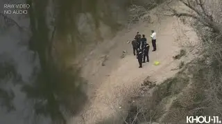 Raw video: Search for teen who fell into water while fishing in north Harris County