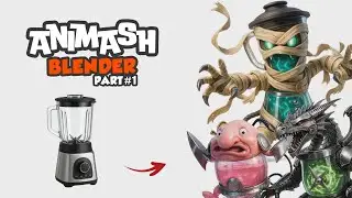 Kombinasi Karakter Blender di Game Animash Bikin Ngakak!