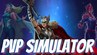 Marvel Puzzle Quest: PVP SIMULATOR NEW META | 5-STAR JANE FOSTER 5-STAR CAPTAIN MARVEL POLARIS