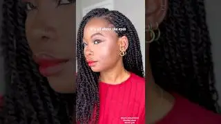 Holiday Makeup Inspo: it&rsquo;s all about the eyes #blackgirlmakeup #browneyes #redlipstick