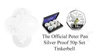 The Official Peter Pan Silver Proof 50p Set - Tinkerbell