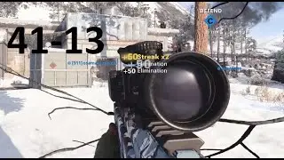 41-13 with LW3 Tundra w/ Hangman RF scope / MP5 secondary. Crossroads Strike / Domination