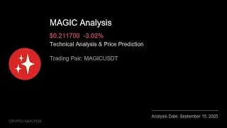 MAGIC (MAGICUSDT) Technical Analysis - Price Prediction & Buy or Sell September 15, 2025