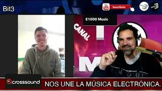 bit3 talking about how he started DJing interview on E1000 music (spanish)
