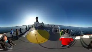 Rundgang MS Nordkapp Deck 7 mit 360° Kamera am 05.10.2019