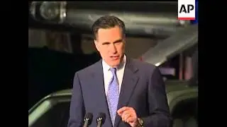 Mitt Romney officially entered the 2008 presidential race Tuesday, the former Republican governor of
