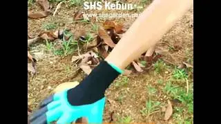 SHS Kebun Gardening Gloves with ABS Claws