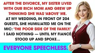 After the divorce, my sister lived with our rich mom and humiliated me before 204 guests. So I...