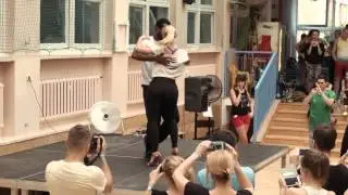Ronald y Alba - Bachata Leading and following technique in LOFToDANCE.pl, Krak&oacute;w, Poland