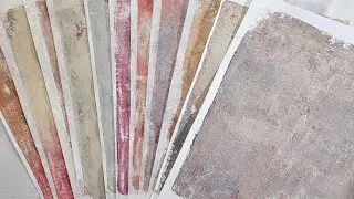 #GPP Gel Plate Play! Making backgrounds using kitchen items! 
