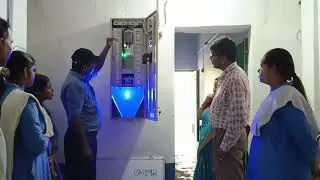 Installation of Sanitary Napkin Vending Machine By Solar Power