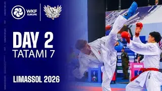 EKF KARATE  | Day 2 - Tatami 7 | EKF Cadet, Junior & U21 Championships