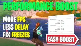 How to BOOST FPS & FIX FRAME DROPS In Fortnite Chapter 4! (Full Optimization Guide)