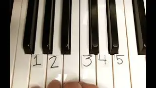 Jolly Old Saint Nicholas, easy piano 🎹 Christmas 🎄 Music, beginner, easy to play, pattern below