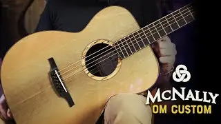 McNally OM Custom -- Blue Bearclaw Sitka Spruce & Ancient Bog Oak  |  Demo with Matt Chulka