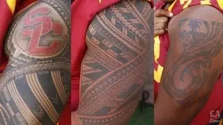 USC tattoos: Trojan linemen are armed with pride