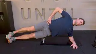 Side plank with leg lift 