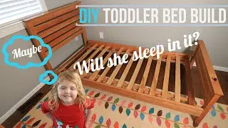DIY Cherry and Maple Toddler Twin Bed Build +Reaction