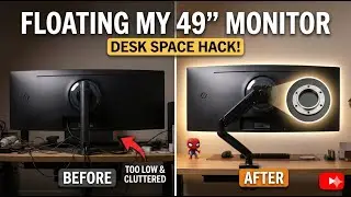 MOUNTING the 49&rdquo; Samsung Odyssey G9 | The VESA Adapter Fix & Heavy Duty Arm Install (Director's Cut)